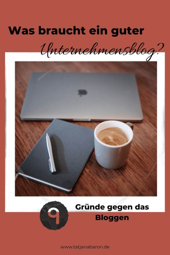 9 Gründe gegen das Bloggen