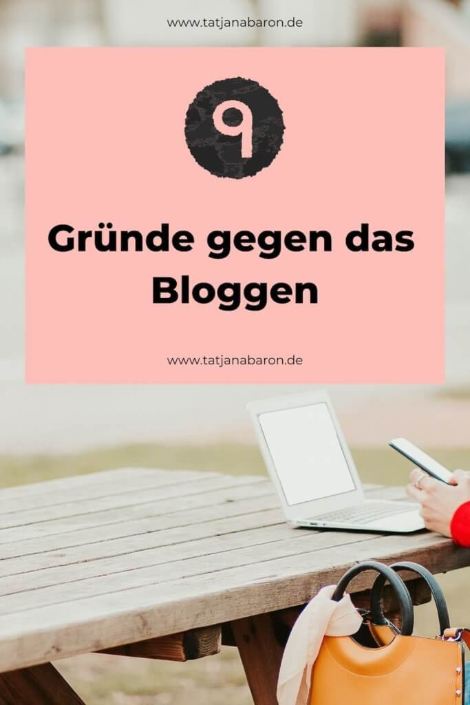 Bloggen Gründe dagegen