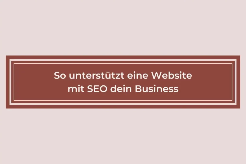 Suchmaschinenoptimierte Website