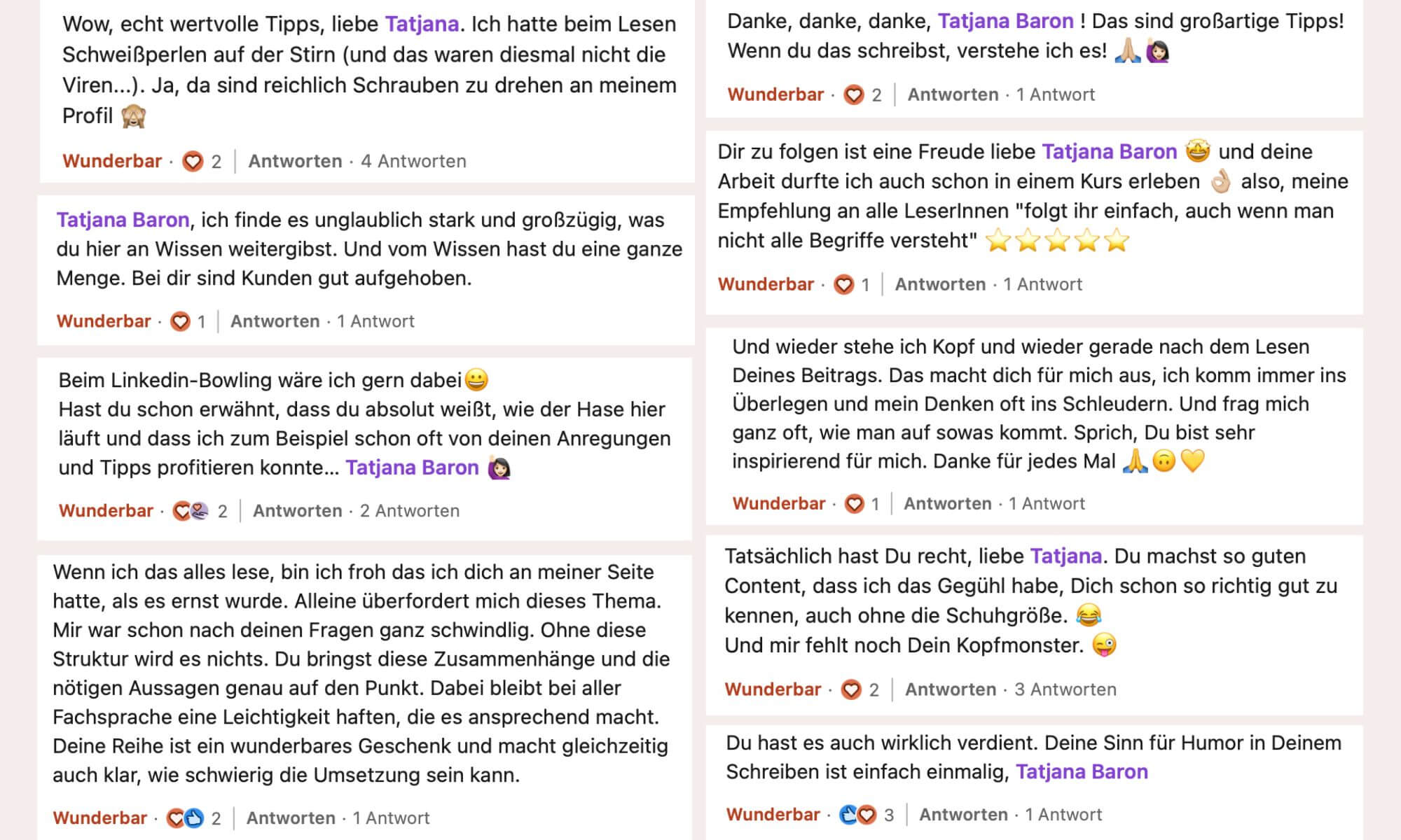 LinkedIn-Coaching Community-Stimmen